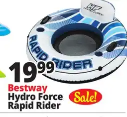 Ocean State Job Lot Bestway Hydro-Force Rapid Rider Tube 53 offer