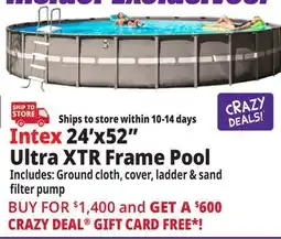Ocean State Job Lot Intex 24'x 52 Ultra XTR Frame Pool Set with Sand Filter Pump offer