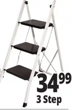 Ocean State Job Lot Neat Living 3-Step Folding Ladder 40.6 offer