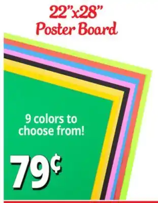 Ocean State Job Lot 22x28 Poster Board offer