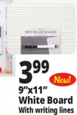 Ocean State Job Lot 9x11 White Board offer