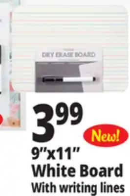 Ocean State Job Lot 9x11 White Board offer