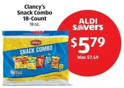 Aldi Clancy's Snack Combo 18-Count offer