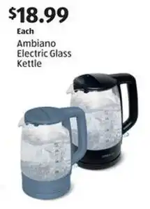 Aldi Ambiano Electric Glass Kettle offer