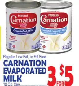 Bravo Supermarkets CARNATION EVAPORATED MILK offer