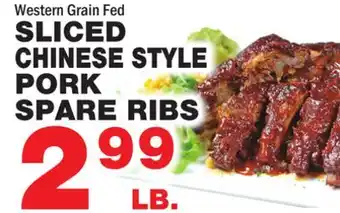 Bravo Supermarkets SLICED CHINESE STYLE PORK SPARE RIBS offer