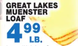 Bravo Supermarkets GREAT LAKES MUENSTER LOAF offer