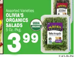 Bravo Supermarkets OLIVIA'S ORGANICS ORGANICS SALADS offer