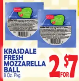 Bravo Supermarkets KRASDALE FRESH MOZZARELLA BALL offer