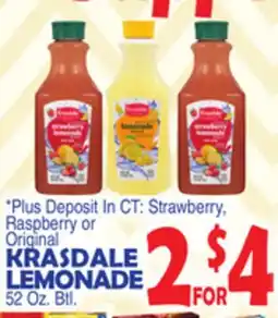 Bravo Supermarkets KRASDALE LEMONADE offer