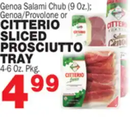 Bravo Supermarkets CITTERIO SLICED PROSCIUTTO TRAY offer