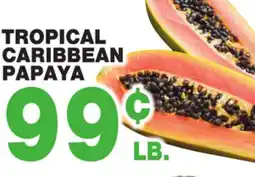 Bravo Supermarkets TROPICAL CARIBBEAN PAPAYA offer