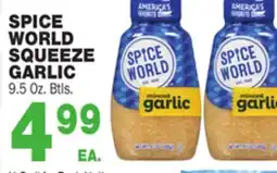 Bravo Supermarkets SPICE WORLD SQUEEZE GARLIC offer