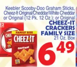 Bravo Supermarkets CHEEZ-IT CRACKERS FAMILY SIZE offer