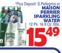 Bravo Supermarkets MAISON PERRIER SPARKLING WATER offer