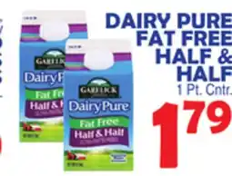 Bravo Supermarkets DAIRY PURE FAT FREE HALF & HALF offer