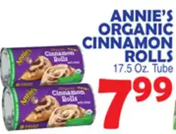 Bravo Supermarkets ANNIE'S ORGANIC CINNAMON ROLLS offer