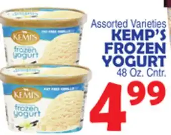 Bravo Supermarkets KEMP'S FROZEN YOGURT offer