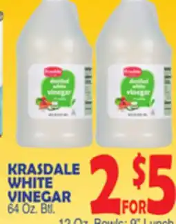Bravo Supermarkets KRASDALE WHITE VINEGAR offer