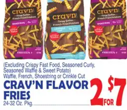 Bravo Supermarkets CRAV'N FLAVOR FRIES offer