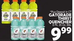 Bravo Supermarkets GATORADE THIRST QUENCHER offer