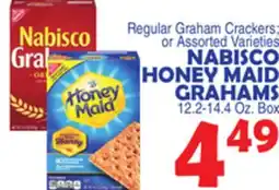 Bravo Supermarkets NABISCO HONEY MAID GRAHAMS offer
