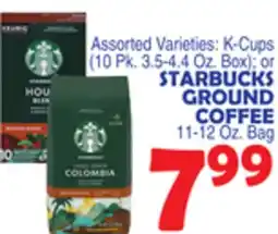 Bravo Supermarkets STARBUCKS GROUND COFFEE offer