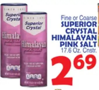 Bravo Supermarkets SUPERIOR CRYSTAL HIMALAYAN PINK SALT offer