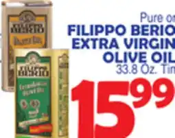 Bravo Supermarkets FILIPPO BERIO EXTRA VIRGIN OLIVE OIL offer
