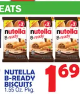 Bravo Supermarkets NUTELLA B-READY BISCUITS offer