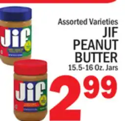 C Town JIF PEANUT BUTTER offer