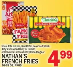 C Town NATHAN'S FRENCH FRIES offer