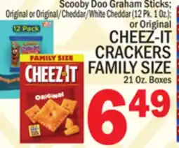 C Town CHEEZ-IT CRACKERS FAMILY SIZE offer