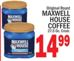 C Town MAXWELL HOUSE COFFEE offer