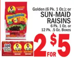 C Town SUN-MAID RAISINS offer
