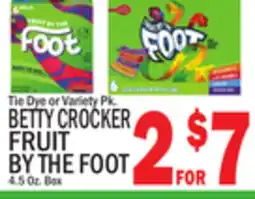 C Town BETTY CROCKER FRUIT BY THE FOOT offer