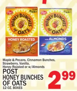 C Town POST HONEY BUNCHES OF OATS offer