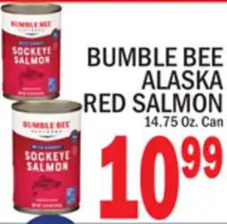 C Town BUMBLE BEE ALASKA RED SALMON offer