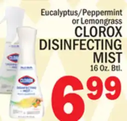 C Town CLOROX DISINFECTING MIST offer