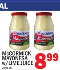 C Town McCORMICK MAYONESA w/LIME JUICE offer