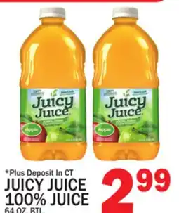 C Town JUICY JUICE 100% JUICE offer