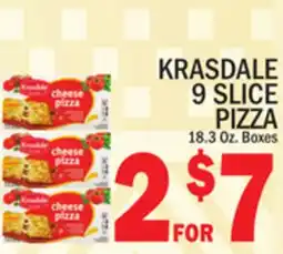 C Town KRASDALE 9 SLICE PIZZA offer