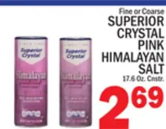 C Town SUPERIOR CRYSTAL PINK HIMALAYAN SALT offer