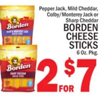 C Town BORDEN CHEESE STICKS offer