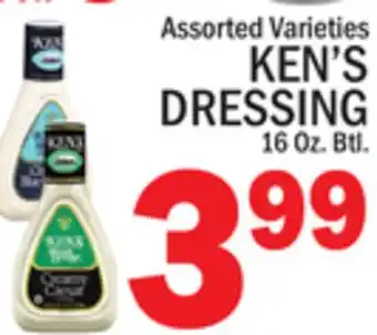 C Town KEN'S DRESSING offer