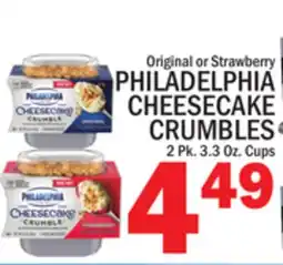 C Town PHILADELPHIA CHEESECAKE CRUMBLES offer