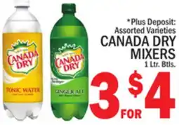 C Town CANADA DRY MIXERS offer