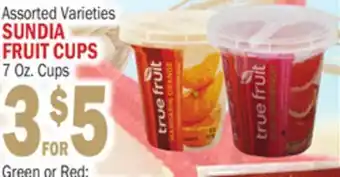 C Town SUNDIA FRUIT CUPS offer