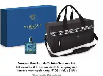 Boscov's Versace Eros Eau de Toilette Summer Set offer