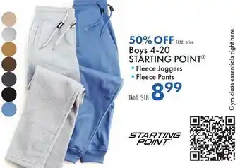 Boscov's Boys 4-20 STARTING POINT offer